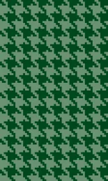 Classic Houndstooth - Forest Tonal