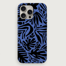 Leafy Solids - Blue Black