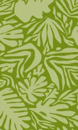 Cutout Leaf - Lime Tonal Rev