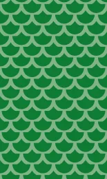 Classic Scallop - Emerald Tonal Rev