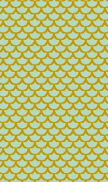 Classic Scallop - Sunshine Contrast Small