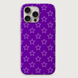 Stars Pattern Big - Purple Light