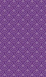 Classic Seigaiha - Plum Tonal