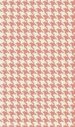 Classic Houndstooth - Apricot Cream Small