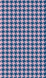 Classic Houndstooth - Navy Contrast Small